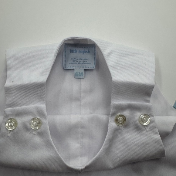 Little English Classic White Romper NWT - Picture 3 of 5